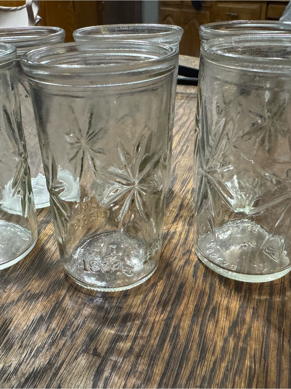 Vintage Anchor Hocking jelly jars - set of 6